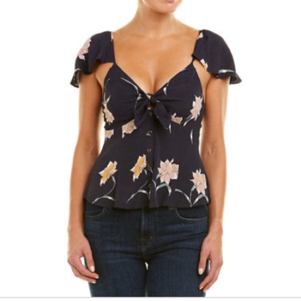 ASTR Floral Blouse